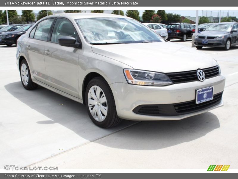 Moonrock Silver Metallic / Latte Macchiato 2014 Volkswagen Jetta TDI Sedan