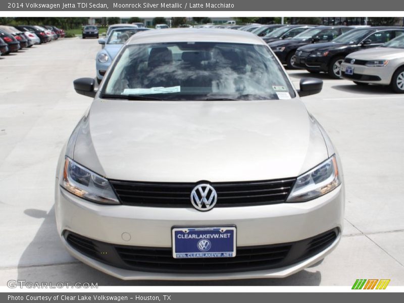 Moonrock Silver Metallic / Latte Macchiato 2014 Volkswagen Jetta TDI Sedan