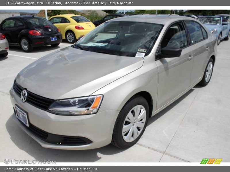 Moonrock Silver Metallic / Latte Macchiato 2014 Volkswagen Jetta TDI Sedan