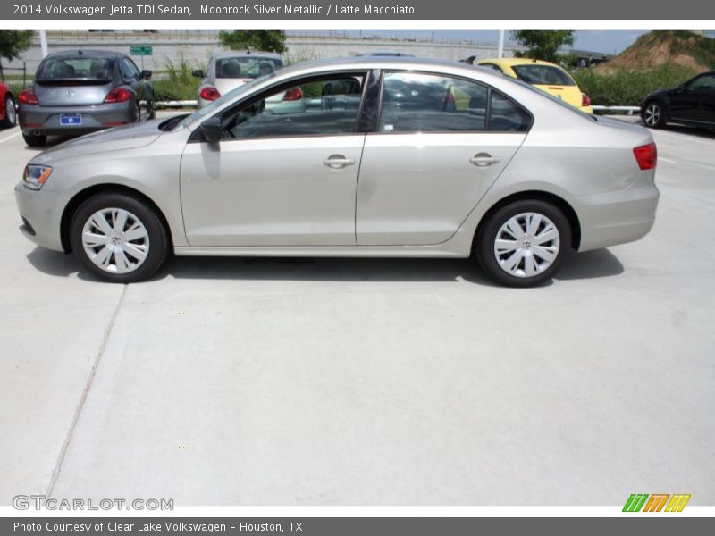 Moonrock Silver Metallic / Latte Macchiato 2014 Volkswagen Jetta TDI Sedan