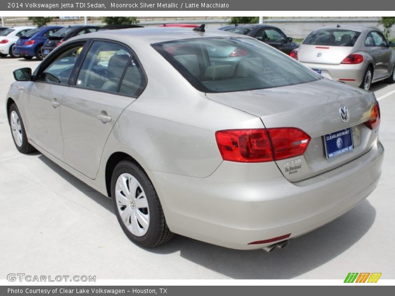 Moonrock Silver Metallic / Latte Macchiato 2014 Volkswagen Jetta TDI Sedan