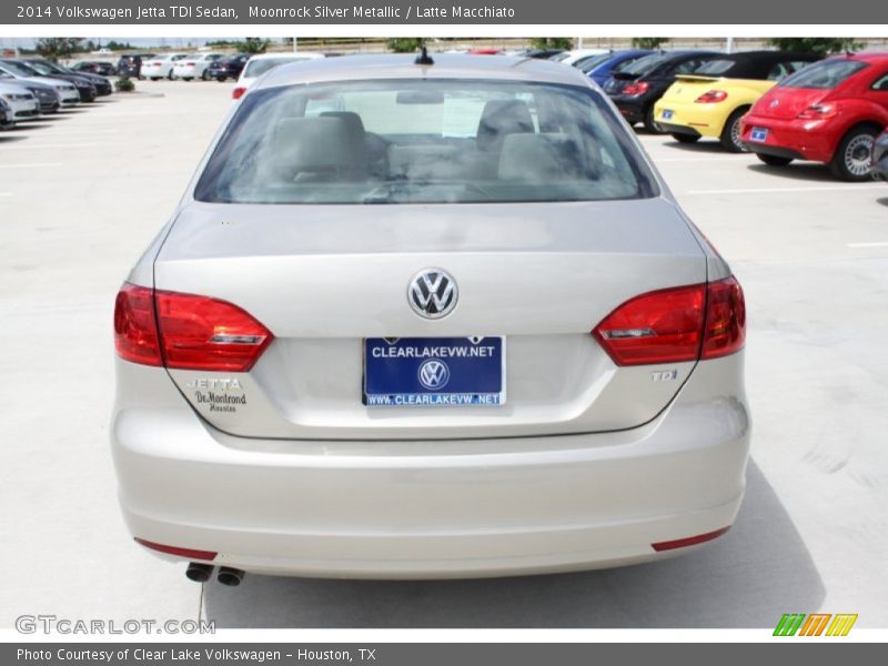 Moonrock Silver Metallic / Latte Macchiato 2014 Volkswagen Jetta TDI Sedan