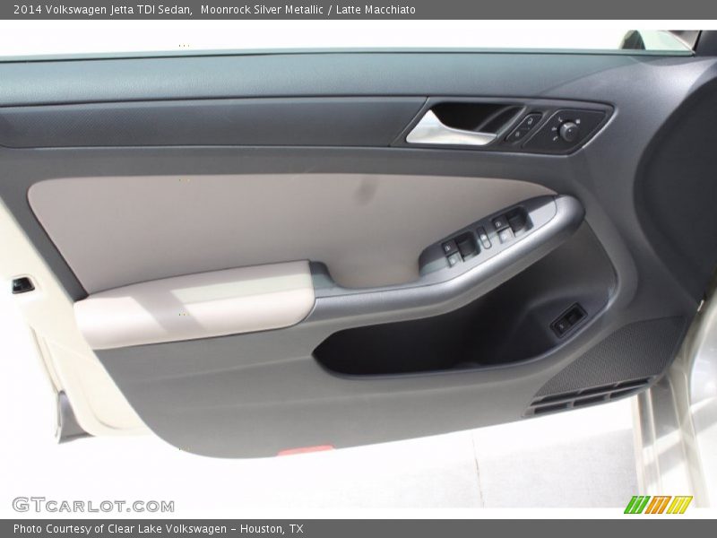 Moonrock Silver Metallic / Latte Macchiato 2014 Volkswagen Jetta TDI Sedan