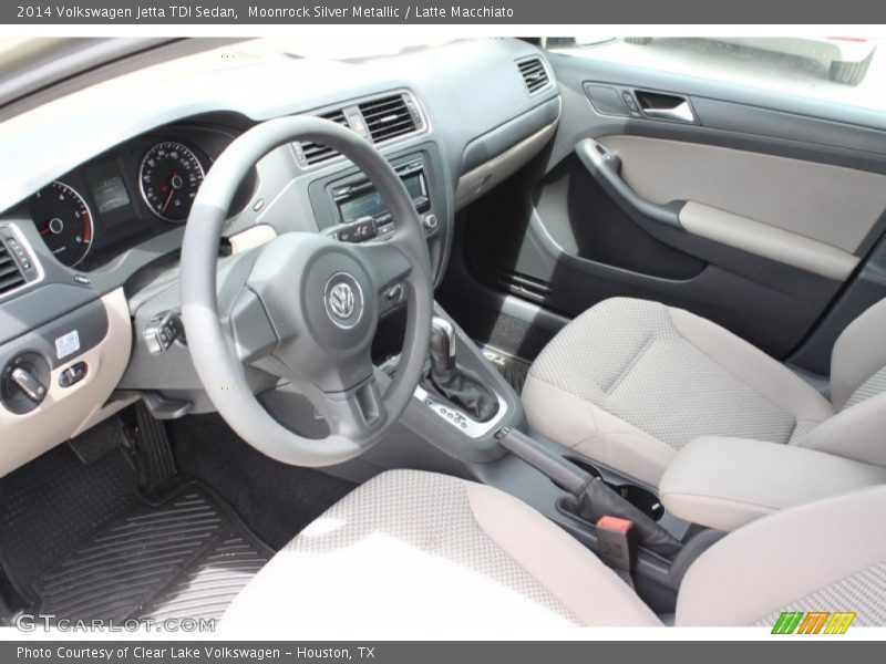 Moonrock Silver Metallic / Latte Macchiato 2014 Volkswagen Jetta TDI Sedan