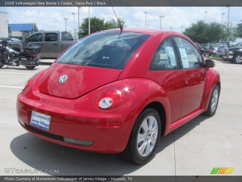 Salsa Red / Black 2008 Volkswagen New Beetle S Coupe