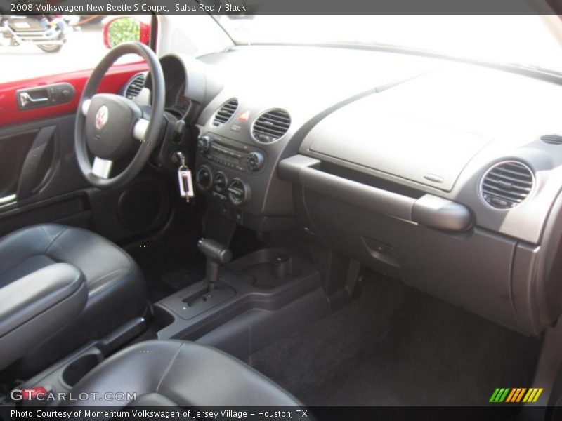 Salsa Red / Black 2008 Volkswagen New Beetle S Coupe