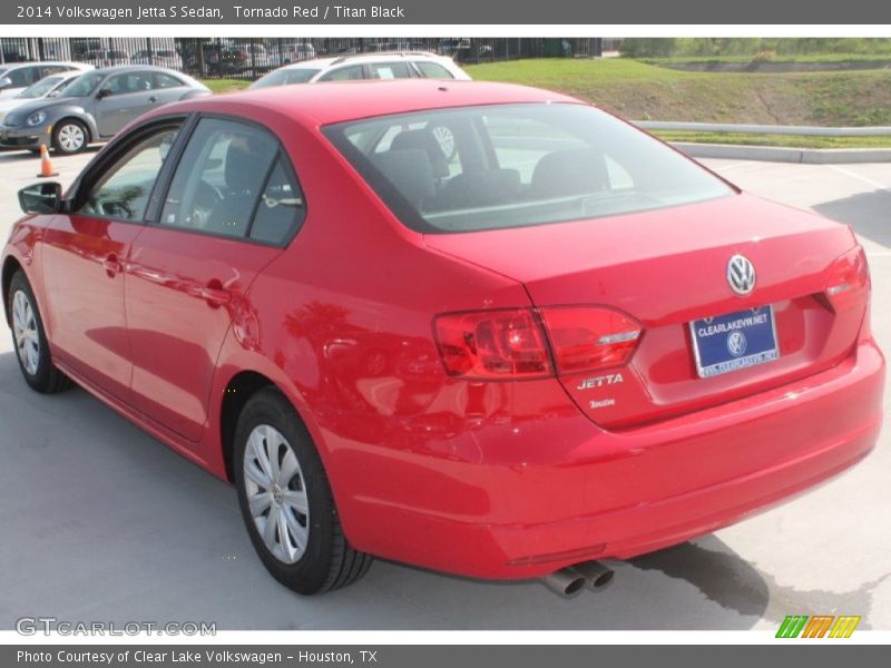 Tornado Red / Titan Black 2014 Volkswagen Jetta S Sedan