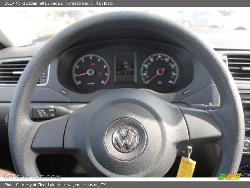 Tornado Red / Titan Black 2014 Volkswagen Jetta S Sedan