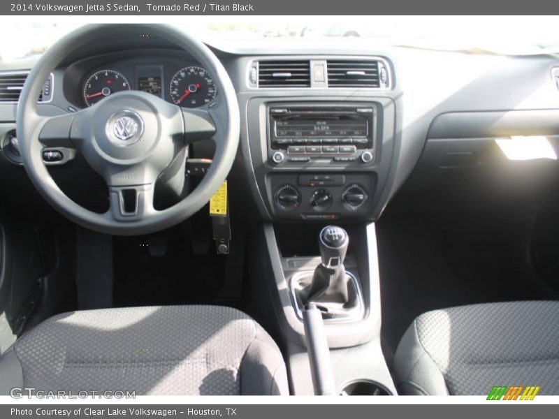 Tornado Red / Titan Black 2014 Volkswagen Jetta S Sedan