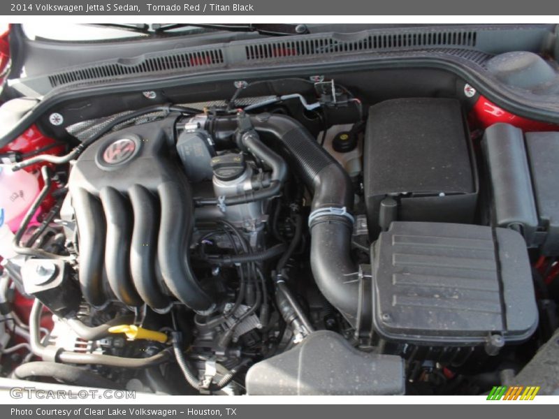 Tornado Red / Titan Black 2014 Volkswagen Jetta S Sedan