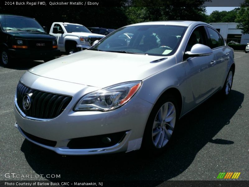 Quicksilver Metallic / Ebony 2014 Buick Regal FWD