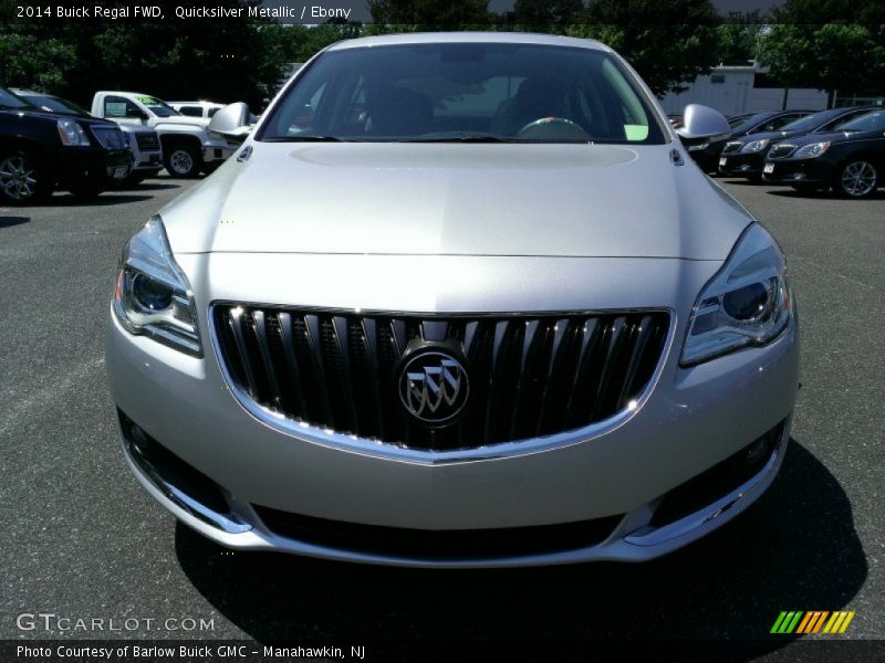 Quicksilver Metallic / Ebony 2014 Buick Regal FWD
