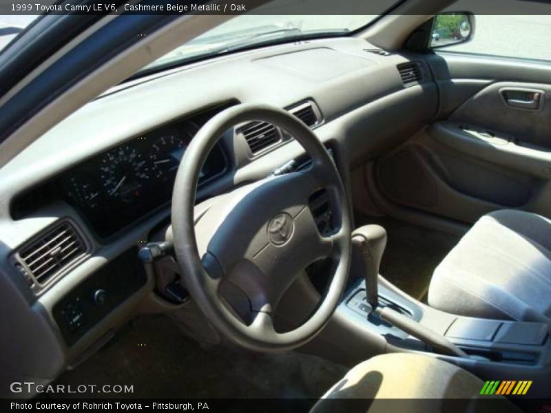 Cashmere Beige Metallic / Oak 1999 Toyota Camry LE V6