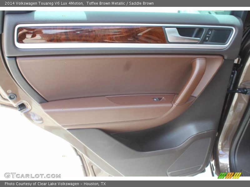 Toffee Brown Metallic / Saddle Brown 2014 Volkswagen Touareg V6 Lux 4Motion