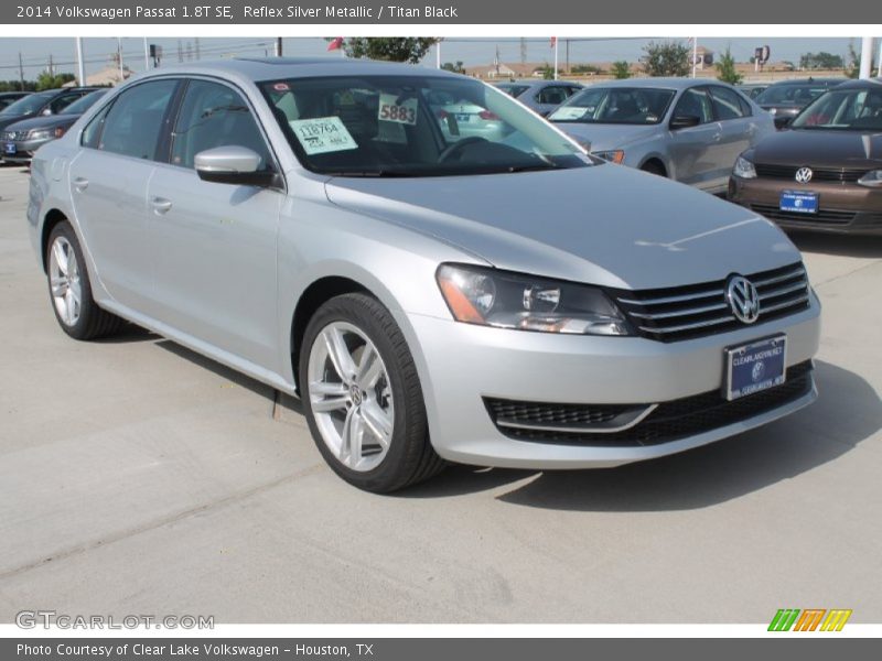 Reflex Silver Metallic / Titan Black 2014 Volkswagen Passat 1.8T SE