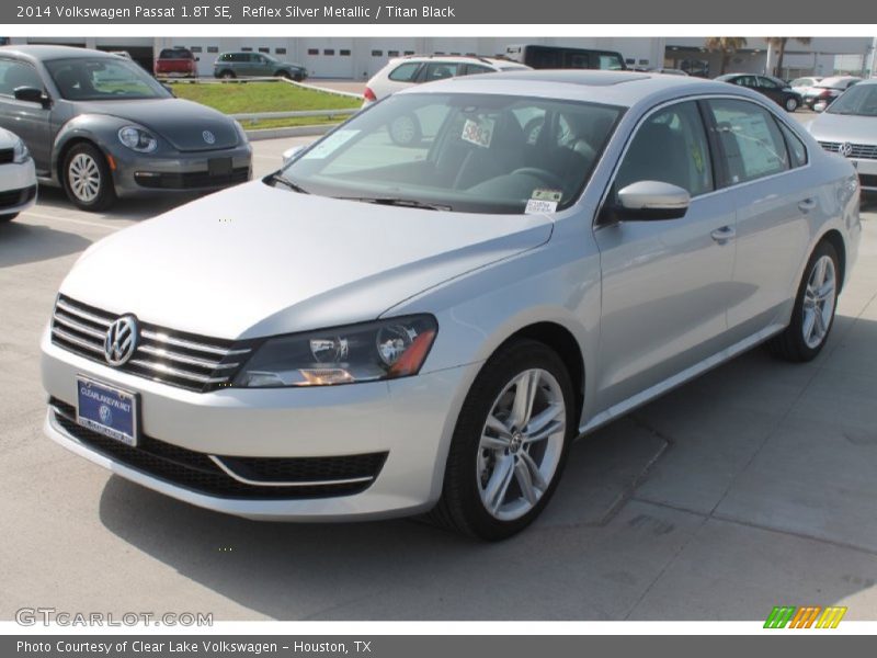 Reflex Silver Metallic / Titan Black 2014 Volkswagen Passat 1.8T SE