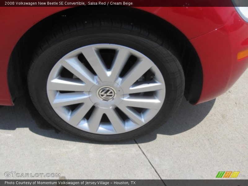 Salsa Red / Cream Beige 2008 Volkswagen New Beetle SE Convertible
