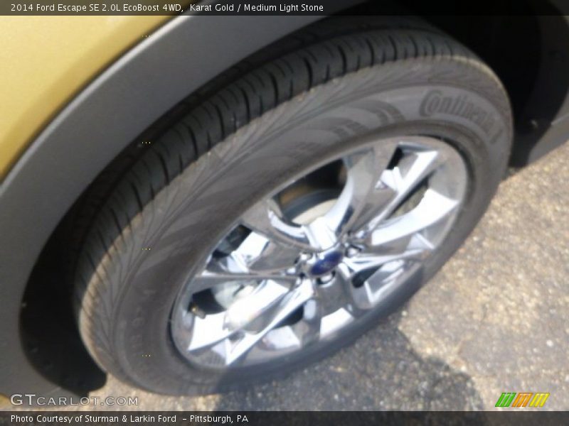 Karat Gold / Medium Light Stone 2014 Ford Escape SE 2.0L EcoBoost 4WD