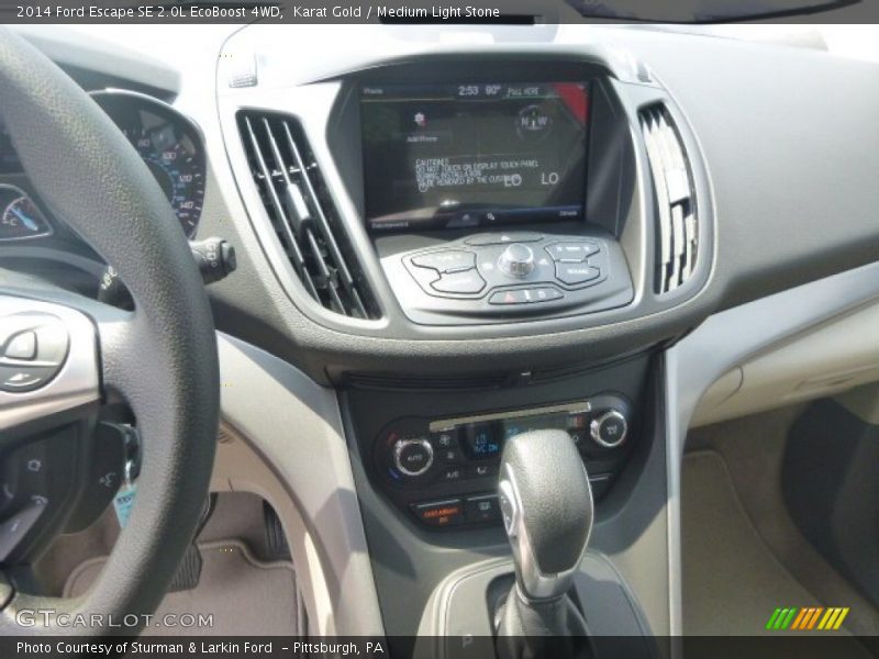 Karat Gold / Medium Light Stone 2014 Ford Escape SE 2.0L EcoBoost 4WD