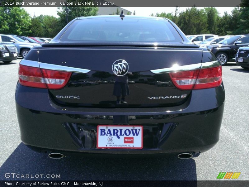 Carbon Black Metallic / Ebony 2014 Buick Verano Premium