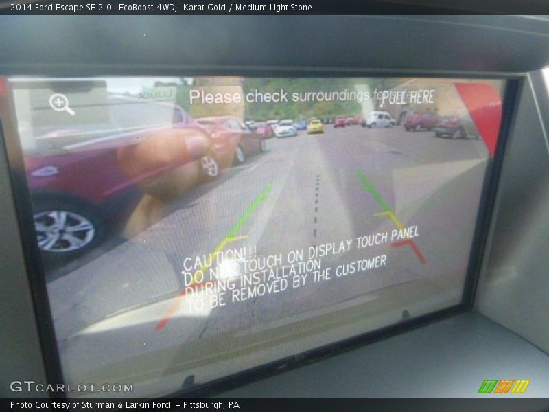 Karat Gold / Medium Light Stone 2014 Ford Escape SE 2.0L EcoBoost 4WD