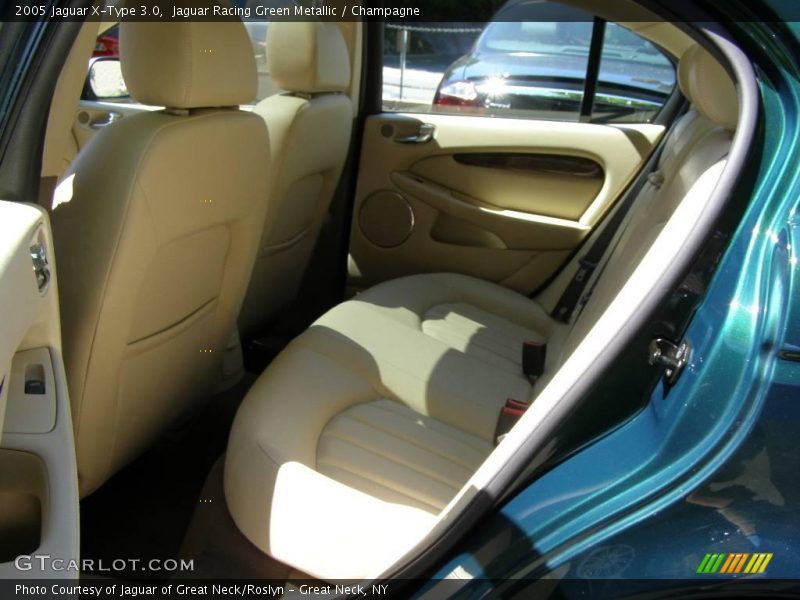 Jaguar Racing Green Metallic / Champagne 2005 Jaguar X-Type 3.0