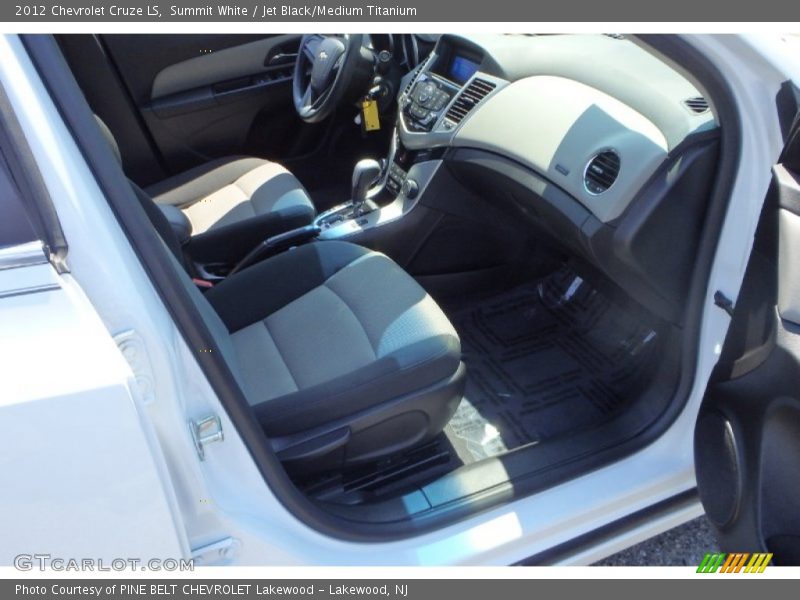 Summit White / Jet Black/Medium Titanium 2012 Chevrolet Cruze LS