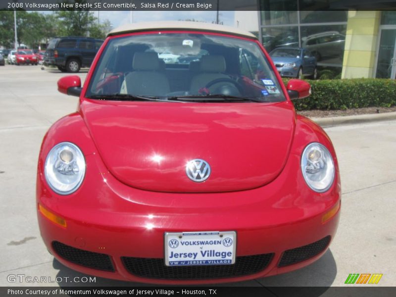 Salsa Red / Cream Beige 2008 Volkswagen New Beetle SE Convertible