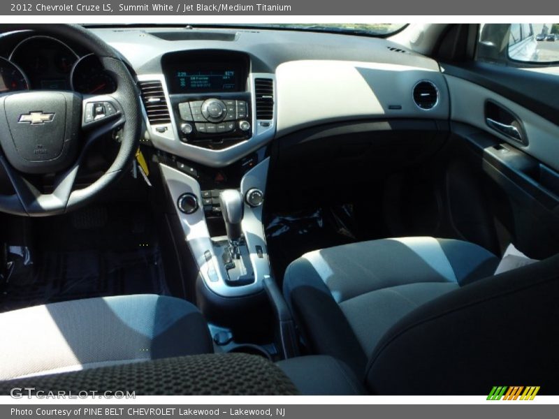 Summit White / Jet Black/Medium Titanium 2012 Chevrolet Cruze LS