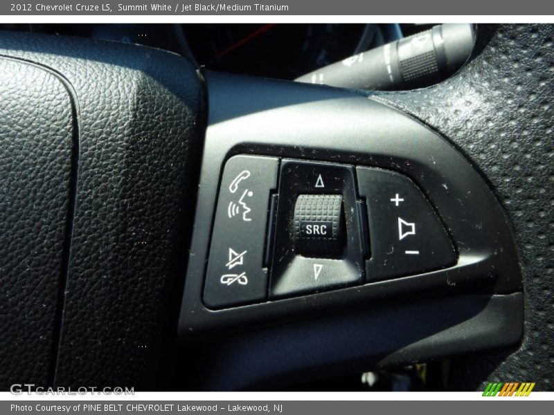 Summit White / Jet Black/Medium Titanium 2012 Chevrolet Cruze LS