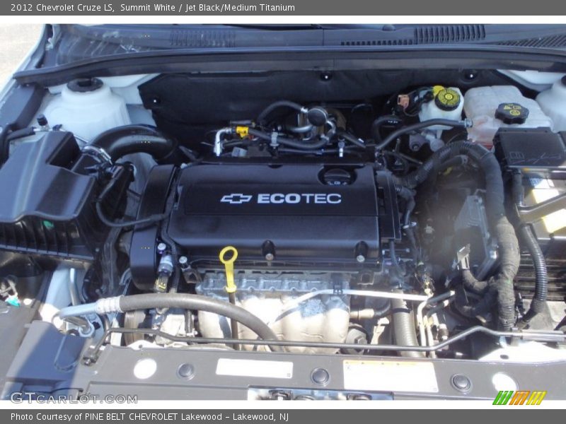 Summit White / Jet Black/Medium Titanium 2012 Chevrolet Cruze LS