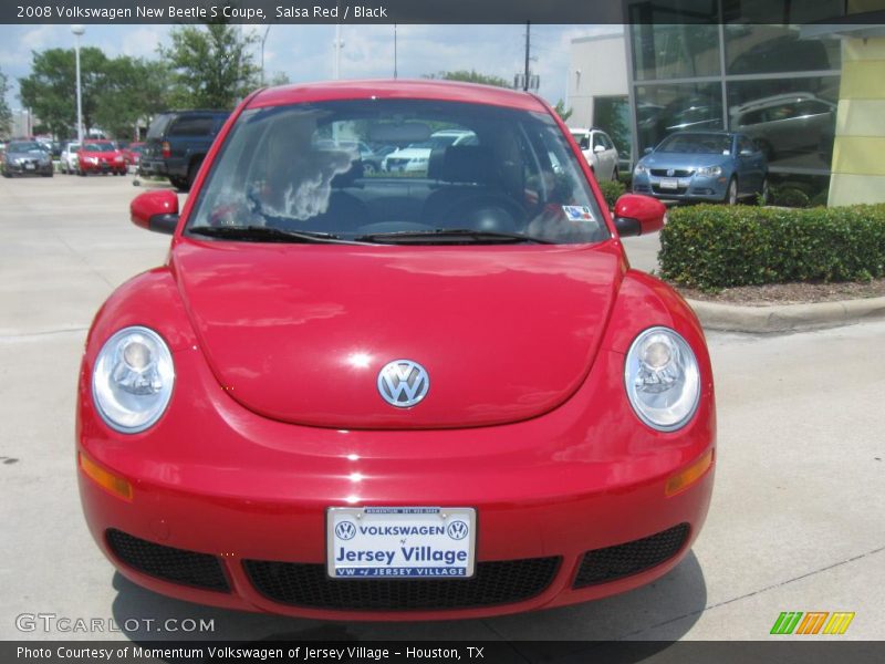 Salsa Red / Black 2008 Volkswagen New Beetle S Coupe