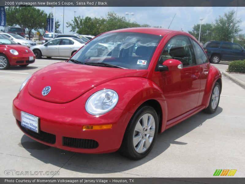 Salsa Red / Black 2008 Volkswagen New Beetle S Coupe