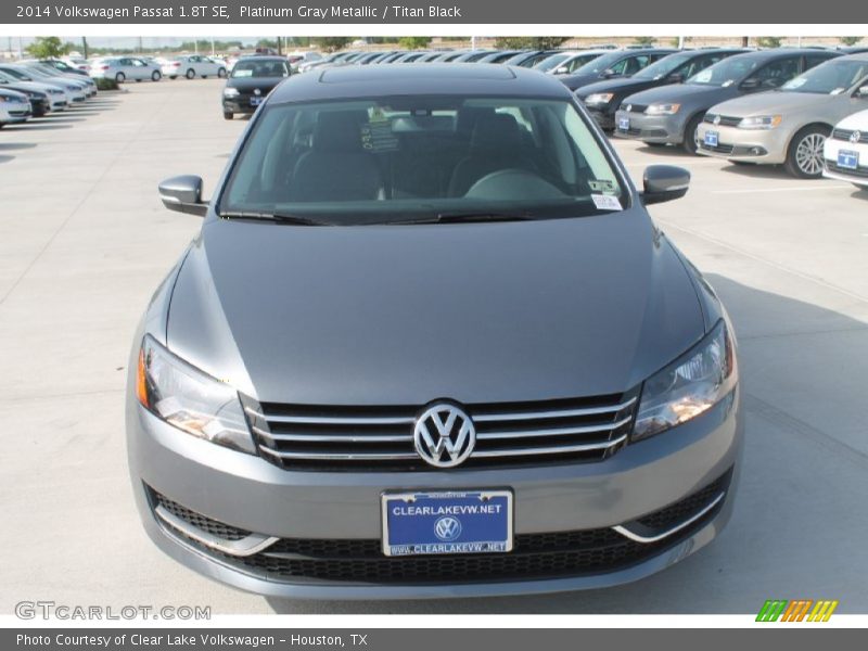 Platinum Gray Metallic / Titan Black 2014 Volkswagen Passat 1.8T SE