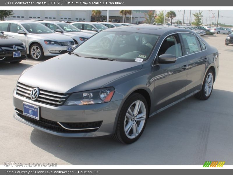 Platinum Gray Metallic / Titan Black 2014 Volkswagen Passat 1.8T SE