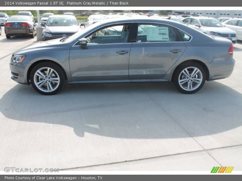 Platinum Gray Metallic / Titan Black 2014 Volkswagen Passat 1.8T SE