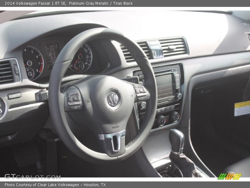 Platinum Gray Metallic / Titan Black 2014 Volkswagen Passat 1.8T SE