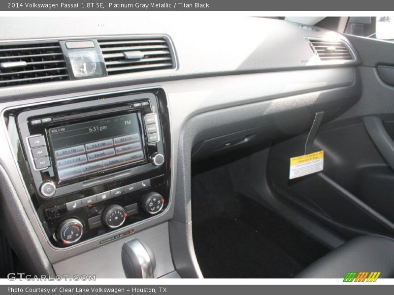 Platinum Gray Metallic / Titan Black 2014 Volkswagen Passat 1.8T SE