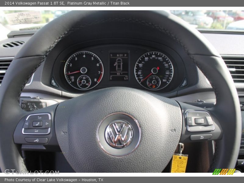 Platinum Gray Metallic / Titan Black 2014 Volkswagen Passat 1.8T SE