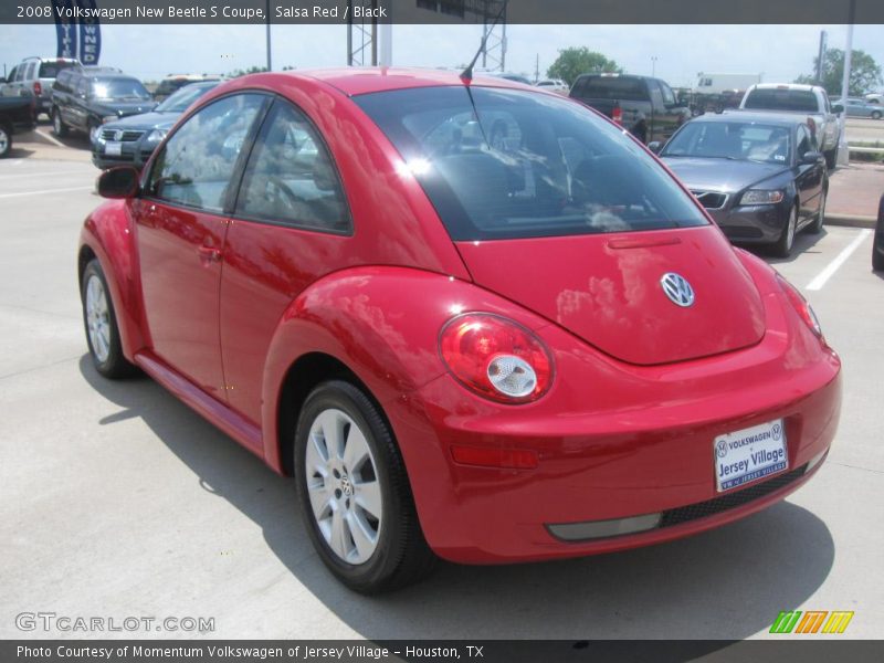 Salsa Red / Black 2008 Volkswagen New Beetle S Coupe