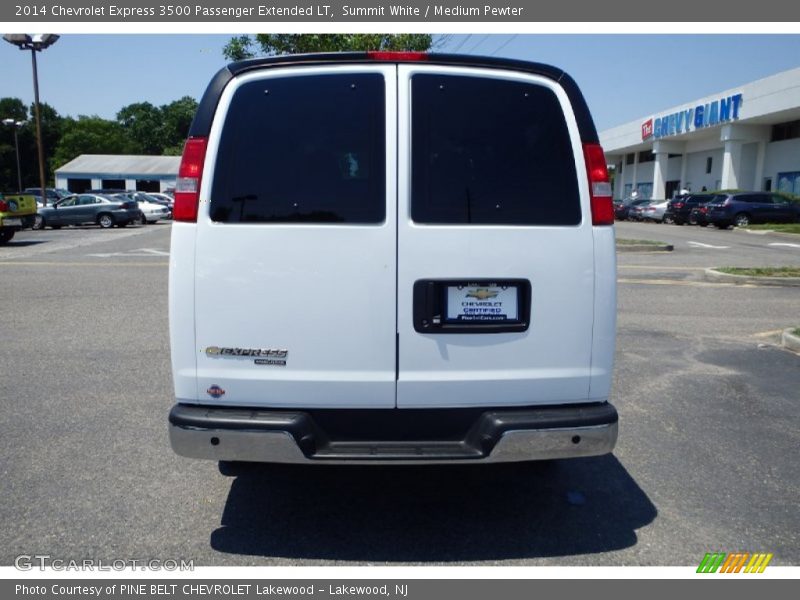 Summit White / Medium Pewter 2014 Chevrolet Express 3500 Passenger Extended LT
