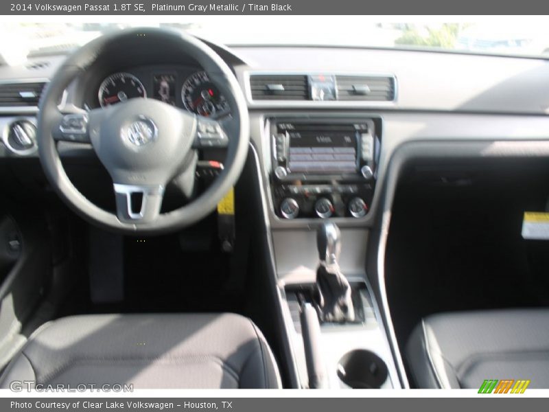 Platinum Gray Metallic / Titan Black 2014 Volkswagen Passat 1.8T SE