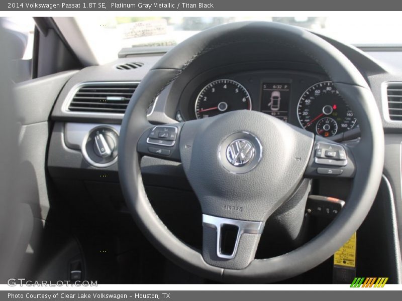 Platinum Gray Metallic / Titan Black 2014 Volkswagen Passat 1.8T SE