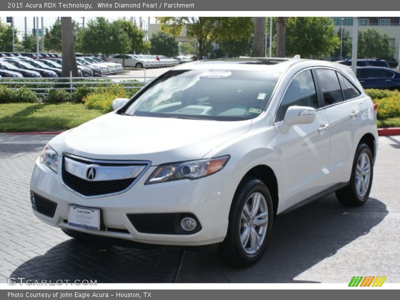 White Diamond Pearl / Parchment 2015 Acura RDX Technology