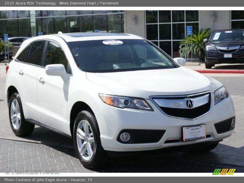 White Diamond Pearl / Parchment 2015 Acura RDX Technology