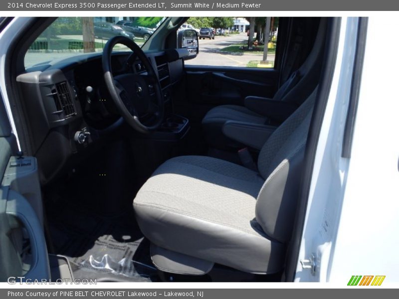 Summit White / Medium Pewter 2014 Chevrolet Express 3500 Passenger Extended LT