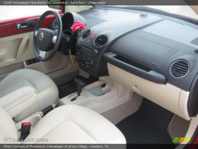 Salsa Red / Cream Beige 2008 Volkswagen New Beetle SE Convertible