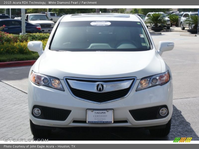 White Diamond Pearl / Parchment 2015 Acura RDX Technology
