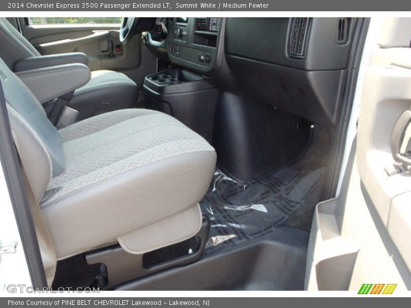 Summit White / Medium Pewter 2014 Chevrolet Express 3500 Passenger Extended LT