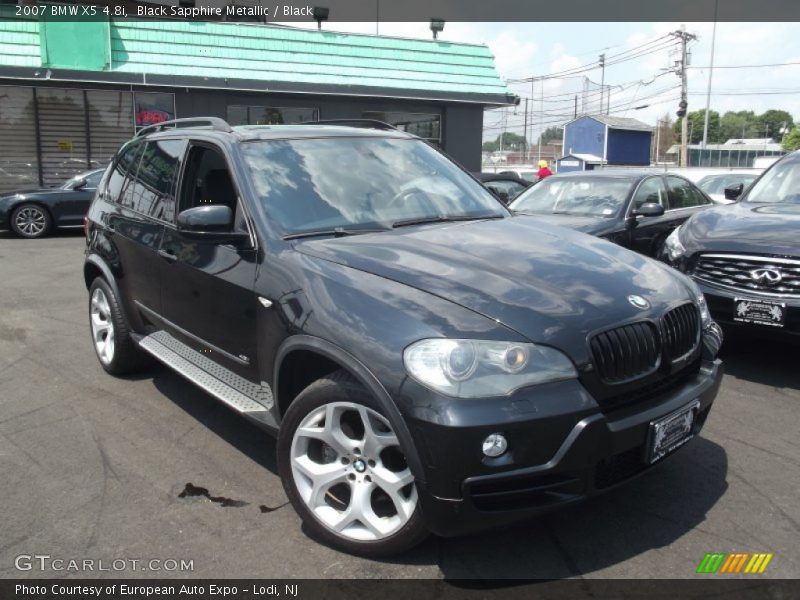 Black Sapphire Metallic / Black 2007 BMW X5 4.8i